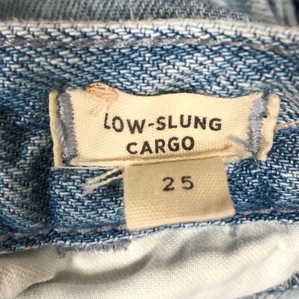 MADEWELL Women’s Low-Slung Straight Cargo Jeans Size 25 - Picture 7 of 10